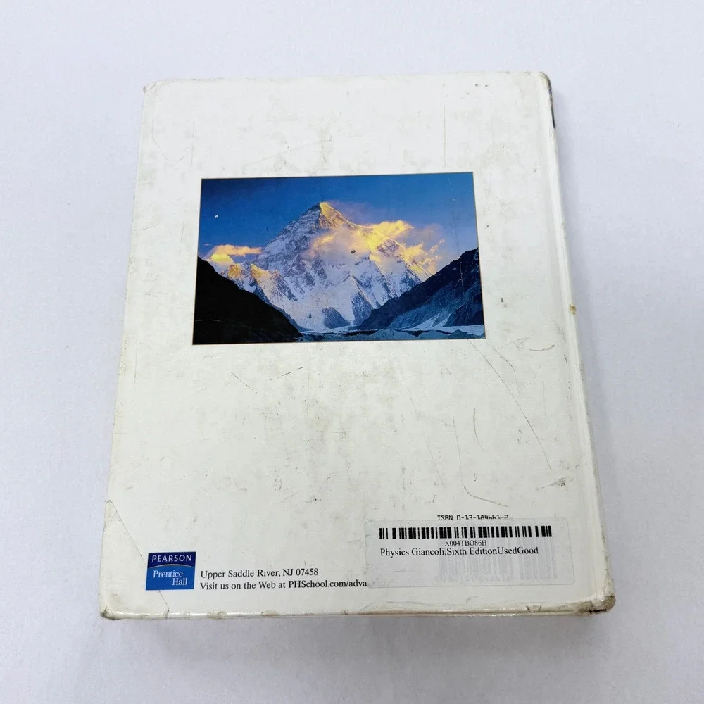 Physics Sixth Edition Douglas C Giancoli Hardcover Textbook  Pearson